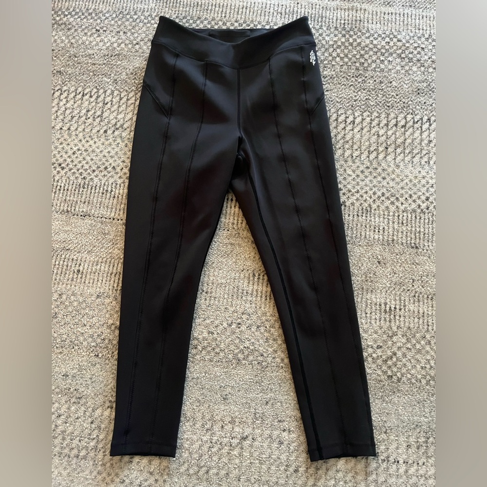 Free People Black High-Waisted Leggings